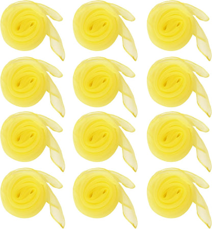 12Pcs Square Juggling Silk Dance Scarves Magic Tricks Performance Props Accessories Movement Scarves Rhythm Band Scarf