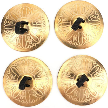 2 Pairs / 4 Pcs American Belly Dance Finger Zills/Sagats/Cymbals
