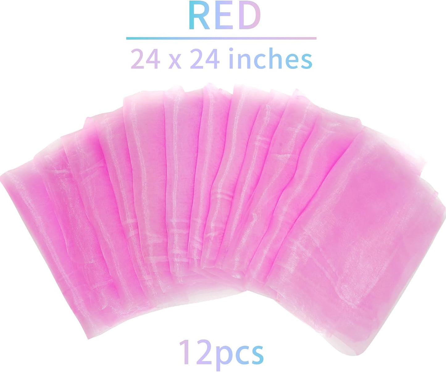 12Pcs Square Juggling Silk Dance Scarves Magic Tricks Performance Props Accessories Movement Scarves Rhythm Band Scarf